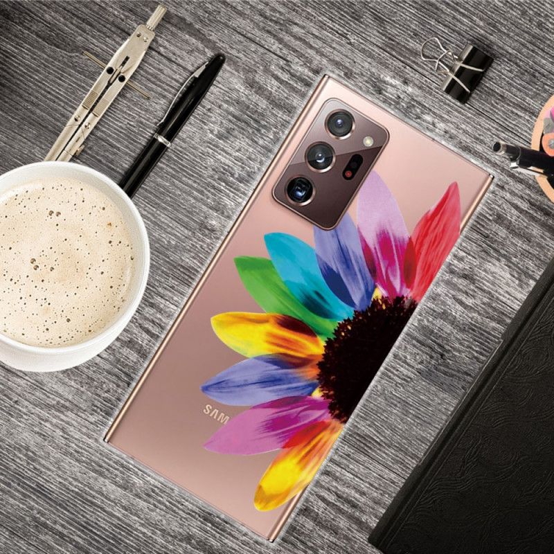 Skal för Samsung Galaxy Note 20 Ultra Färgad Blomma