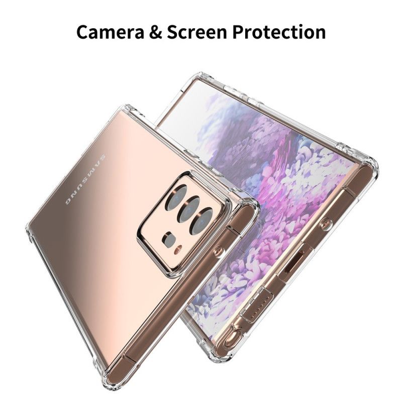 Skal Samsung Galaxy Note 20 Ultra Genomskinliga Kuddar