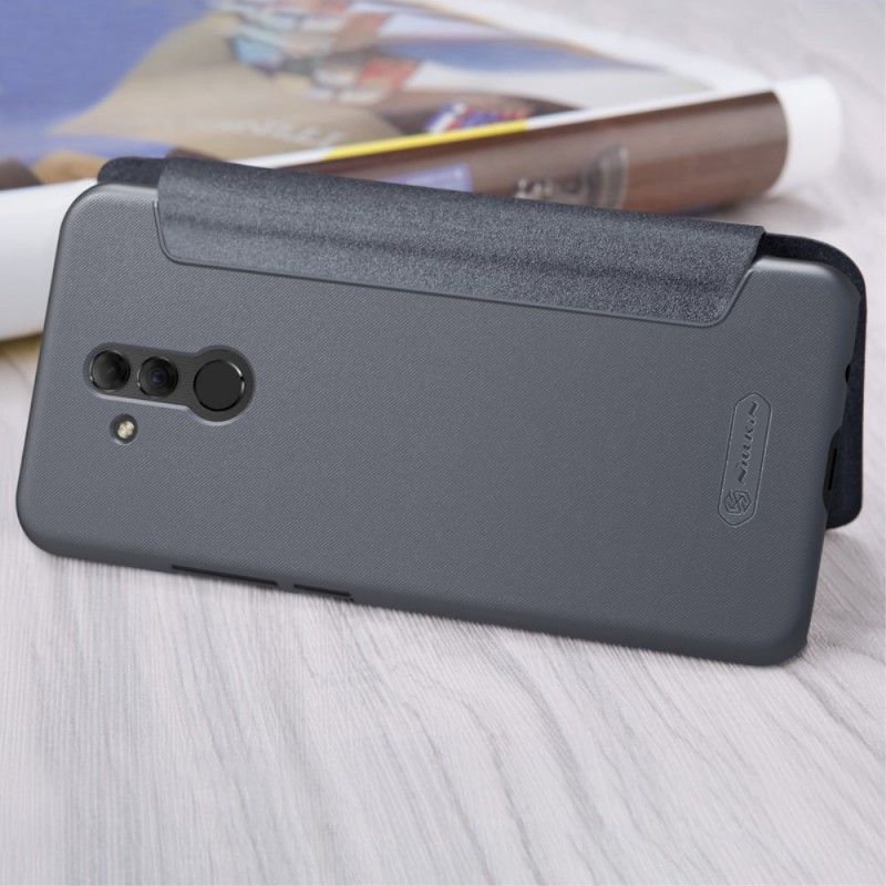 Folio-fodral Huawei Mate 20 Lite Svart Nillkin