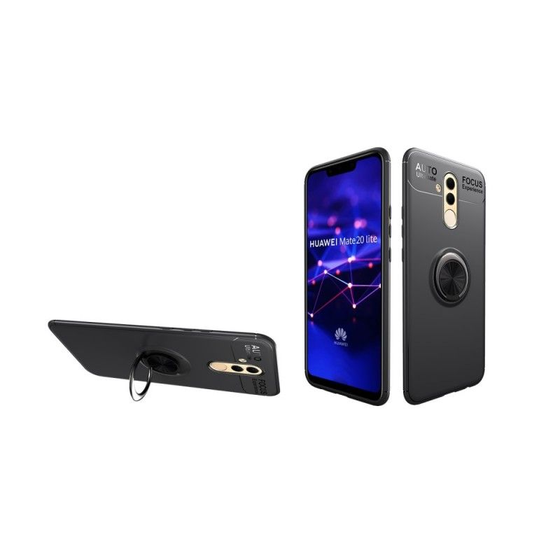 Skal Huawei Mate 20 Lite Svart Roterande Ring