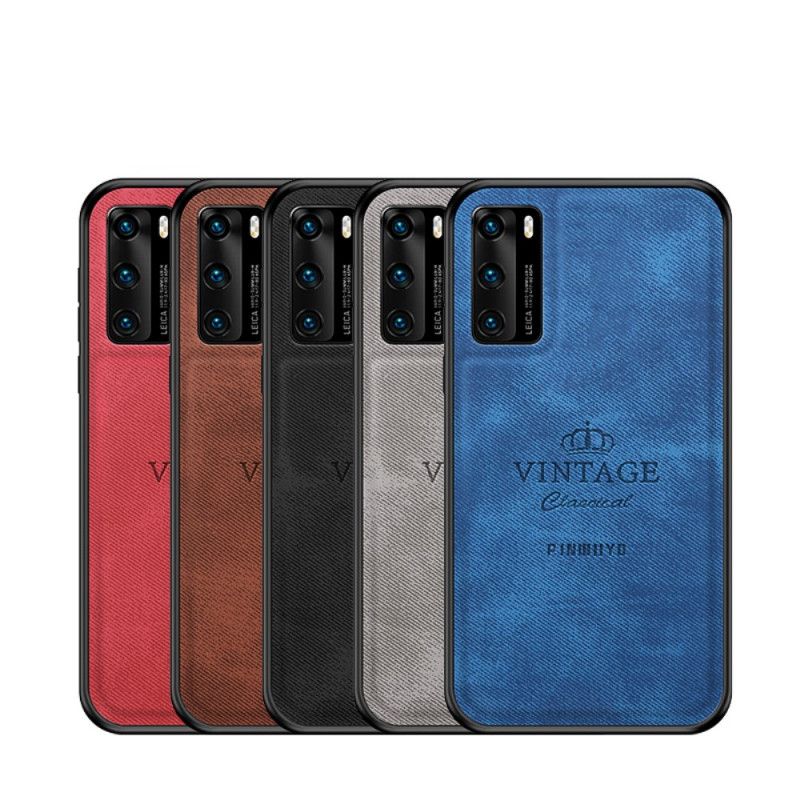 Skal för Huawei P40 Svart Ära Vintage Pinwuyo