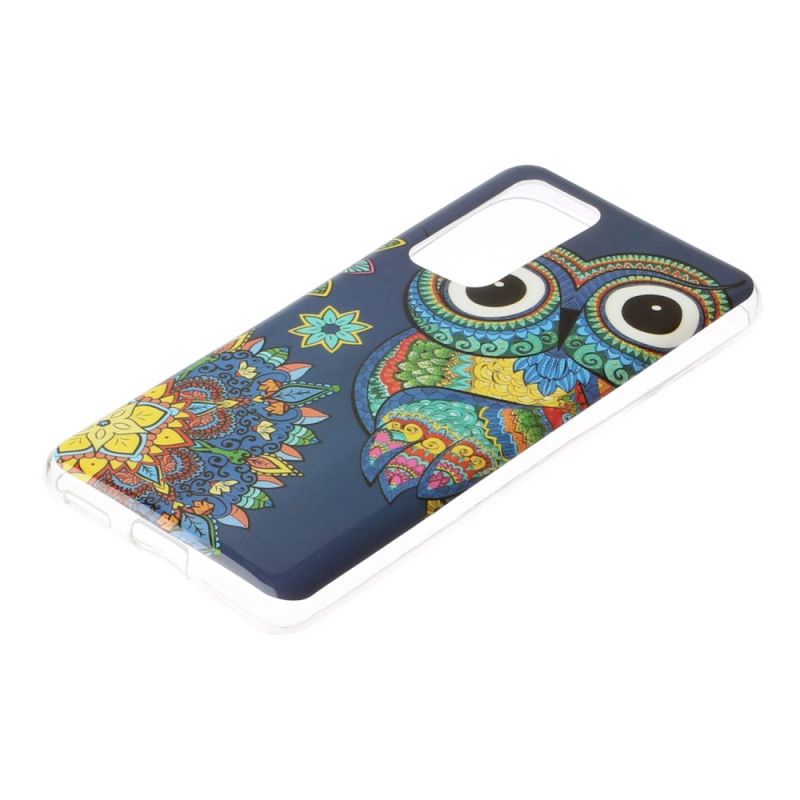 Skal Huawei P40 Fluorescerande Mandalauggla