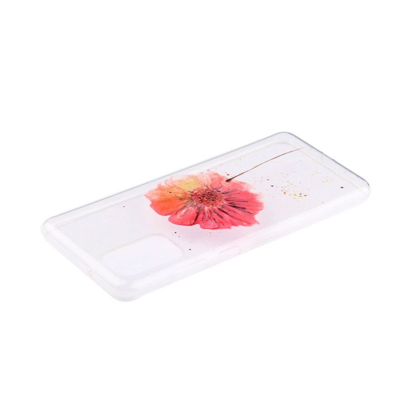 Skal Huawei P40 Transparent Vattenfallsvallmo