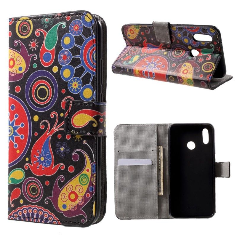 Läderfodral Huawei P20 Lite Mobilskal Galaxdesign