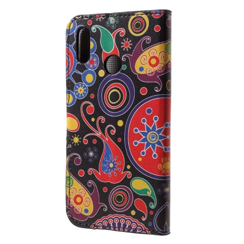 Läderfodral Huawei P20 Lite Mobilskal Galaxdesign