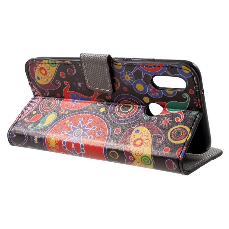 Läderfodral Huawei P20 Lite Mobilskal Galaxdesign