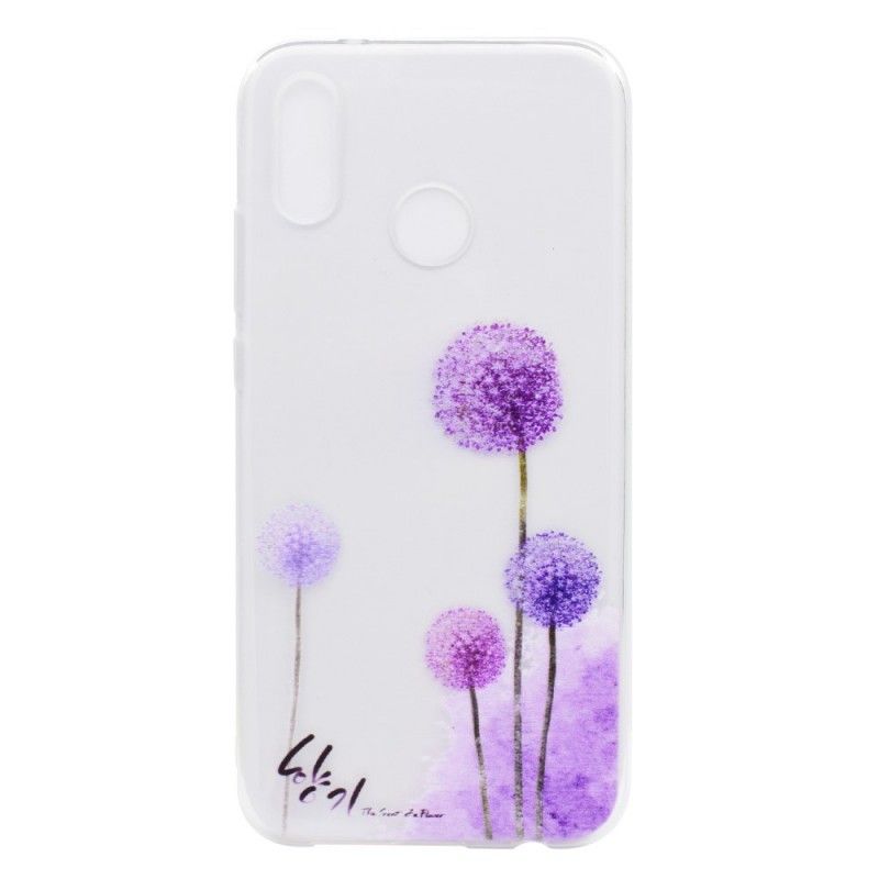 Skal för Huawei P20 Lite Transparent Färgade Maskrosor