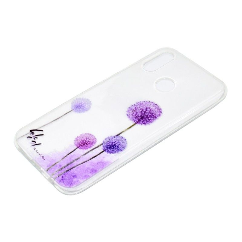 Skal för Huawei P20 Lite Transparent Färgade Maskrosor