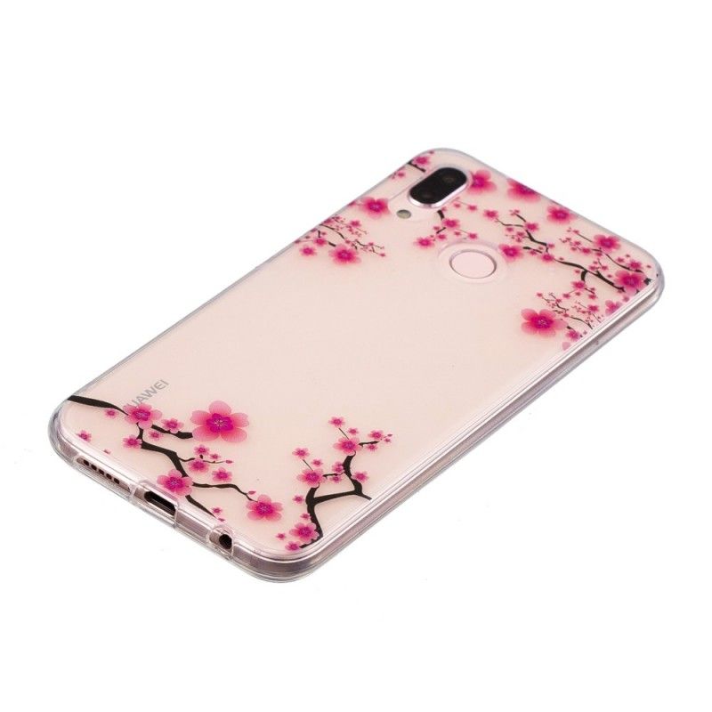 Skal Huawei P20 Lite Transparent Blommande Träd