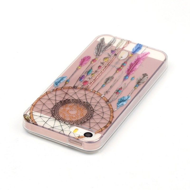 Skal för iPhone 5 / 5S / SE Transparent Färgstark Drömfångare