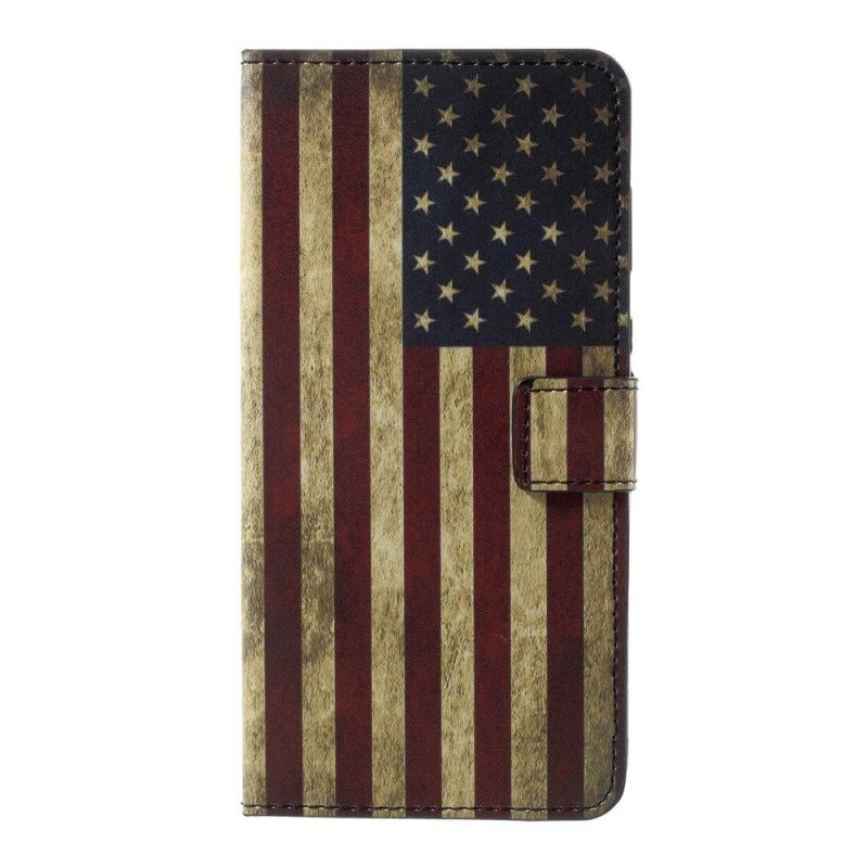 Läderskal Sony Xperia L1 Usa Flagga