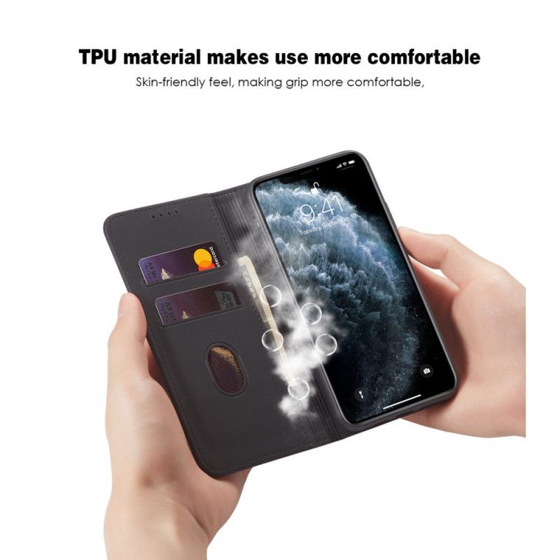 Folio-fodral iPhone 12 Pro Max Svart Stödkorthållare