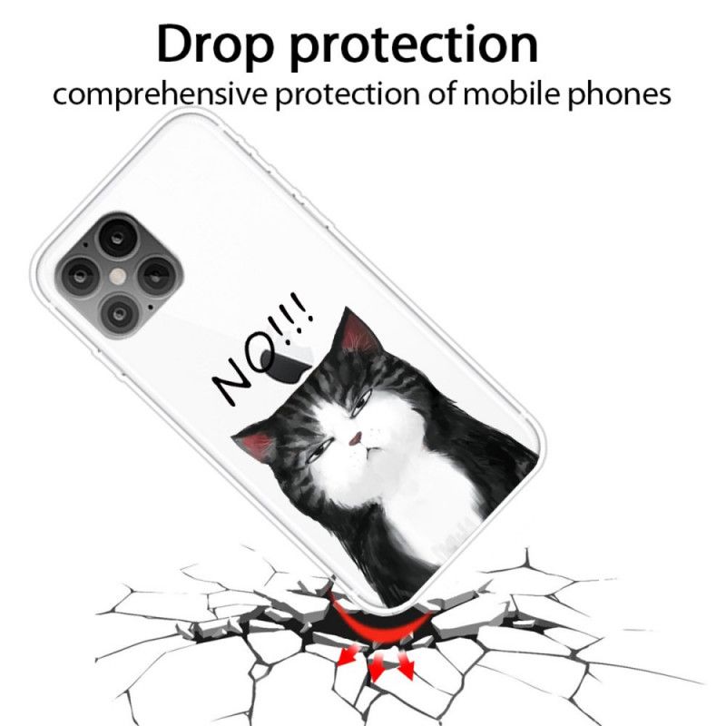 Skal för iPhone 12 Pro Max Katten Som Säger Nej