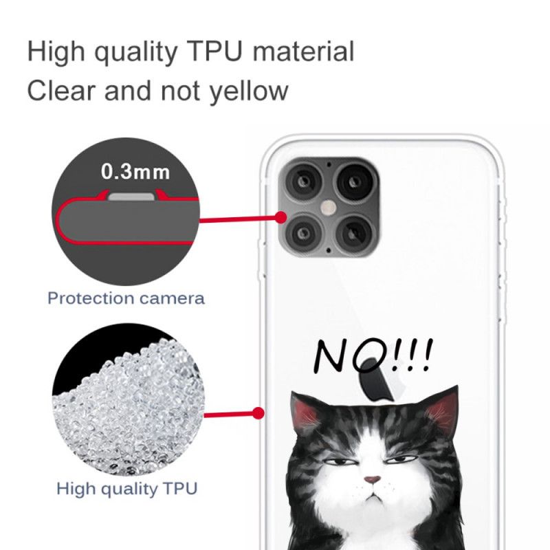 Skal för iPhone 12 Pro Max Katten Som Säger Nej