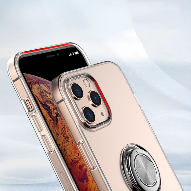 Skal för iPhone 12 Pro Max Svart Transparent Med Stödring