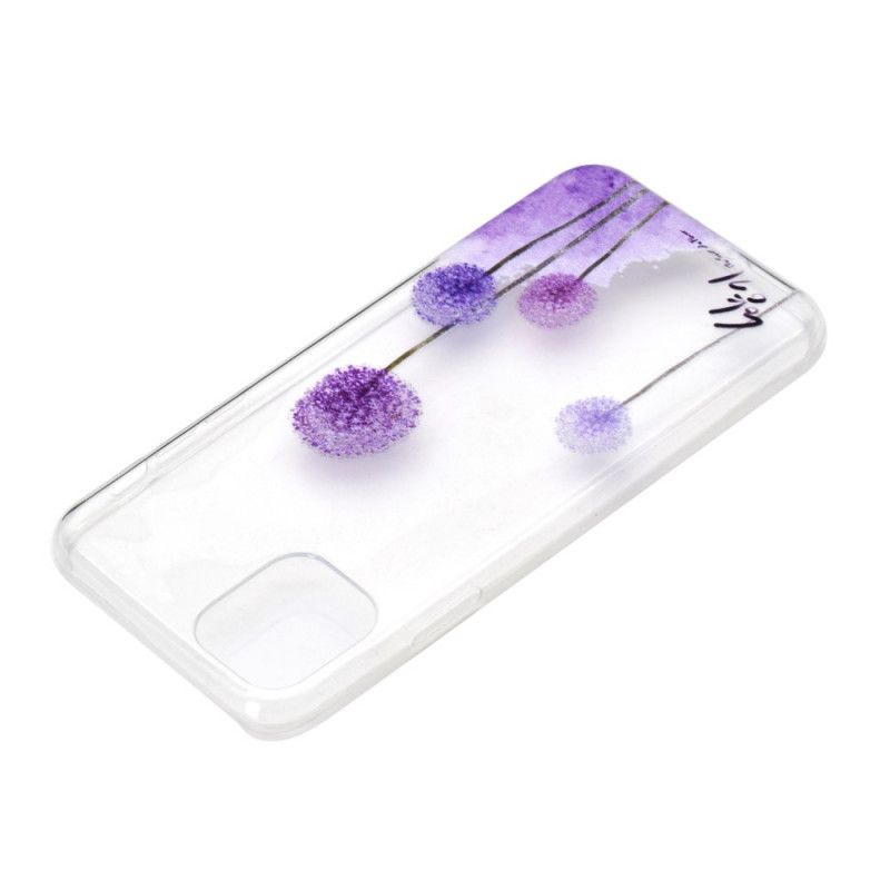 Skal för iPhone 12 Pro Max Transparent Färgade Maskrosor