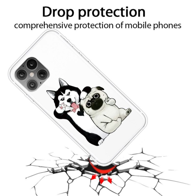 Skal iPhone 12 Pro Max Mobilskal Roliga Hundar