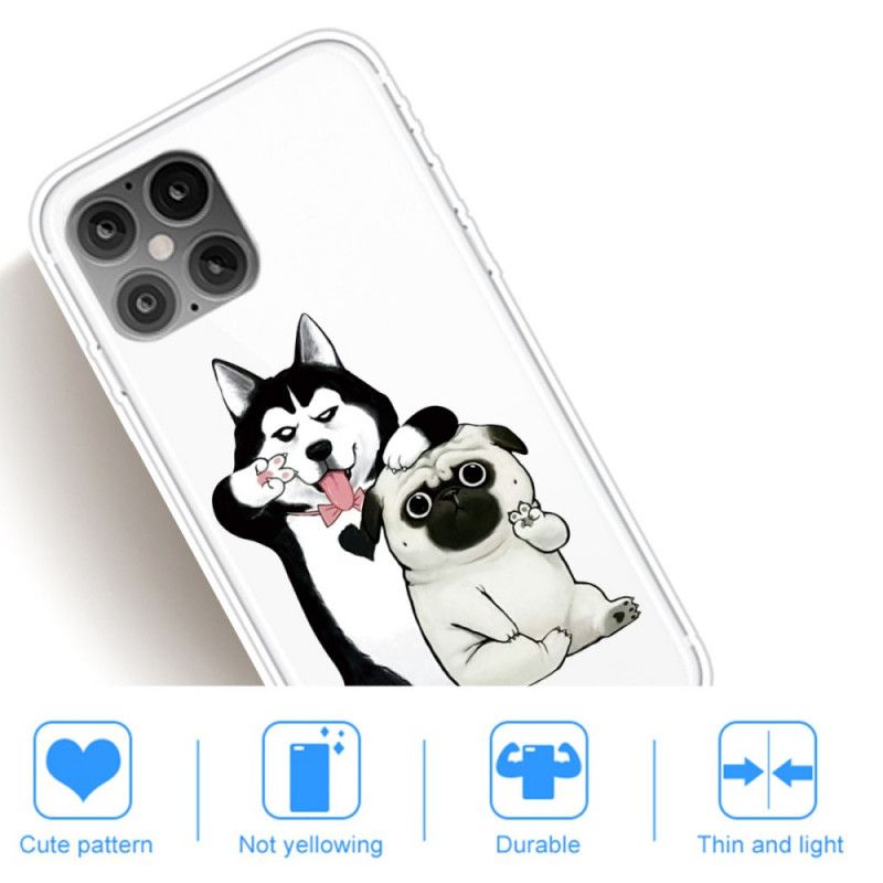 Skal iPhone 12 Pro Max Mobilskal Roliga Hundar