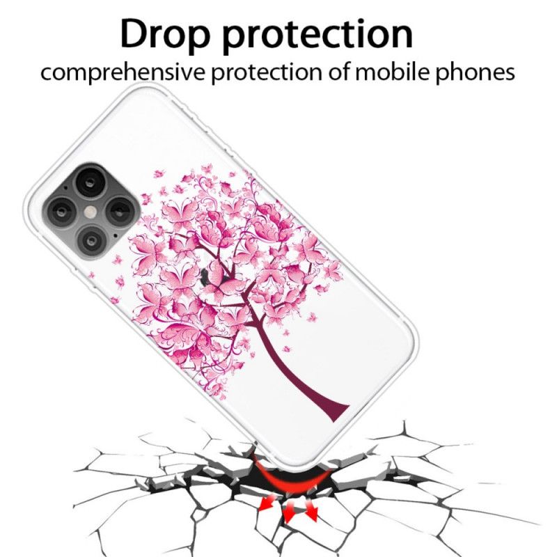 Skal iPhone 12 Pro Max Rosa Trädtopp