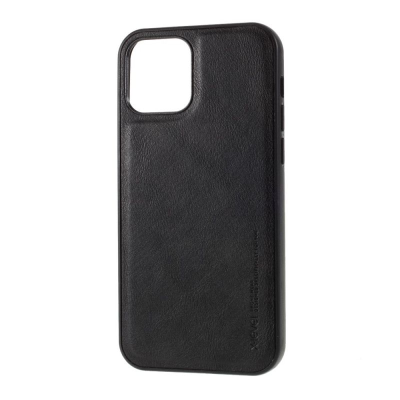 Skal iPhone 12 Pro Max Svart Vintage-Serie X-Nivå