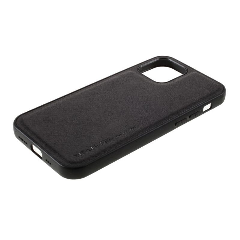 Skal iPhone 12 Pro Max Svart Vintage-Serie X-Nivå