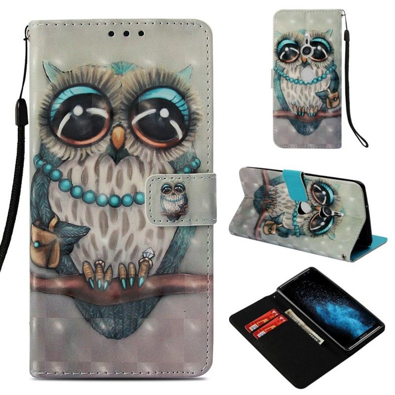 Fodral Sony Xperia XZ3 3D Uggla Miss