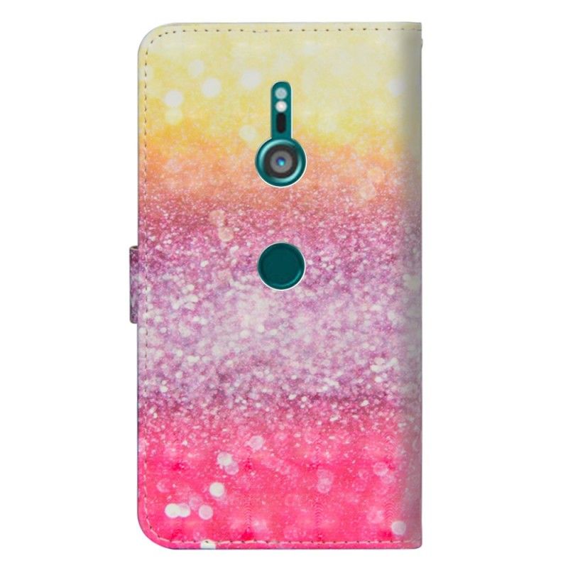 Fodral Sony Xperia XZ3 Gradient Magenta Glitter