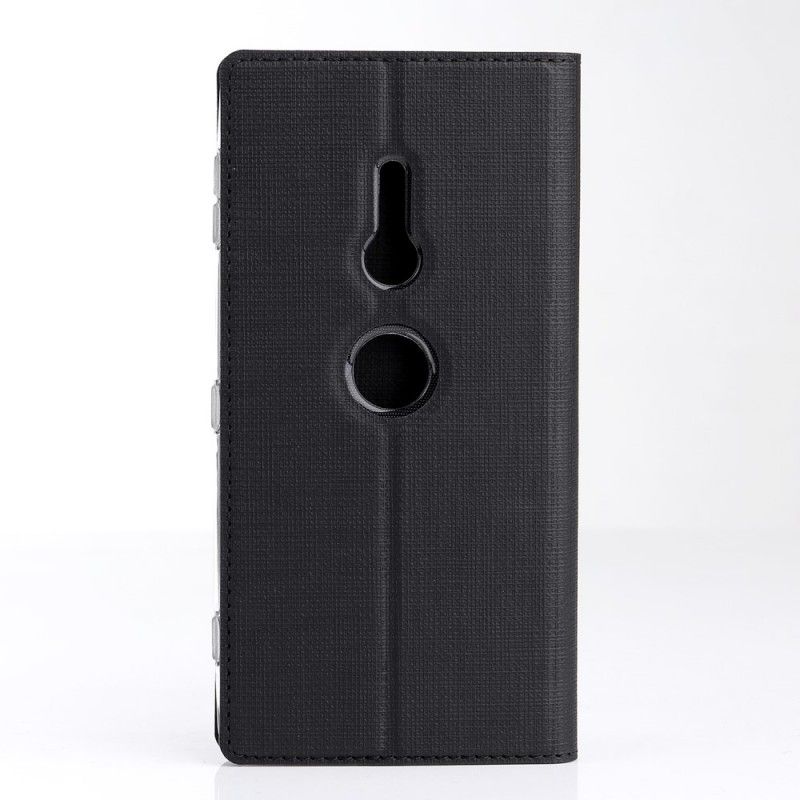 Folio-fodral Sony Xperia XZ3 Gyllene Mobilskal Strukturerad