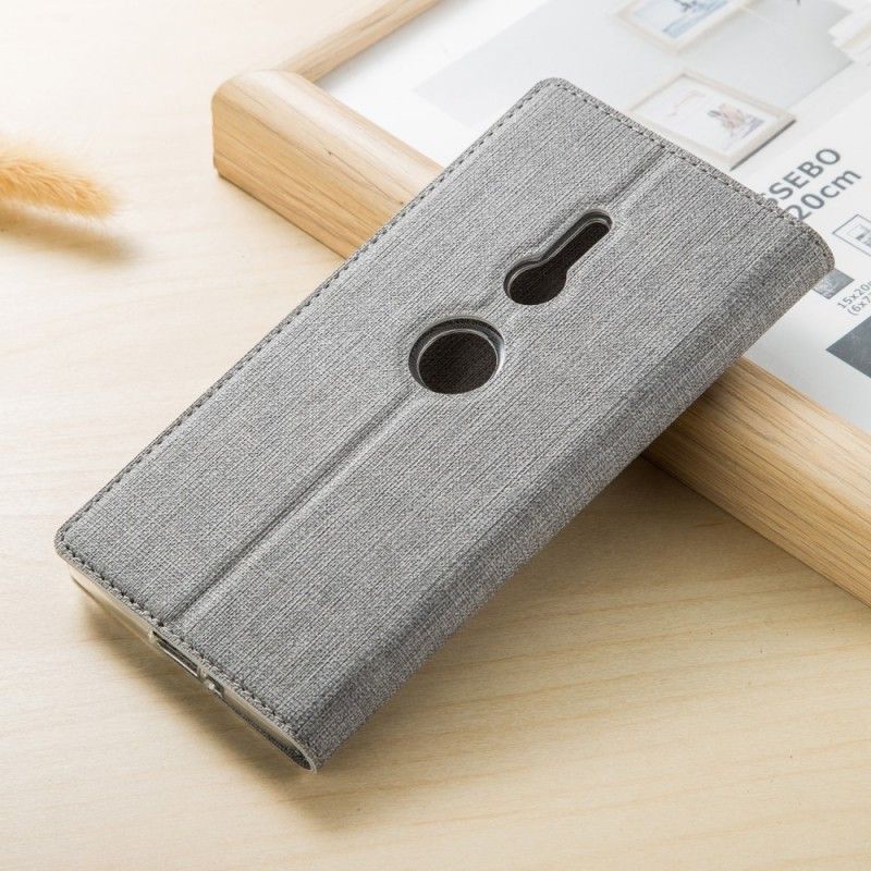 Folio-fodral Sony Xperia XZ3 Gyllene Mobilskal Strukturerad