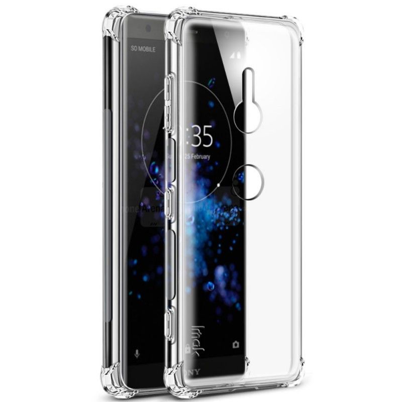 Skal för Sony Xperia XZ3 Grå Imak Hudkänsla