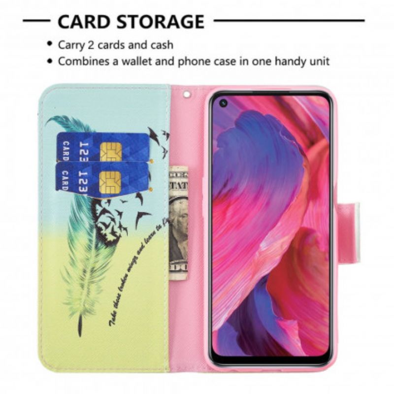 Fodral För Oppo A54 5g / A74 5g Lär Dig Att Flyga