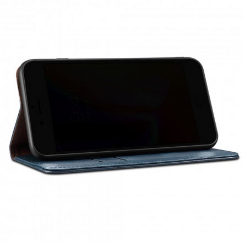 Folio-fodral För Oppo A54 5g / A74 5g Vaxat Konstläder