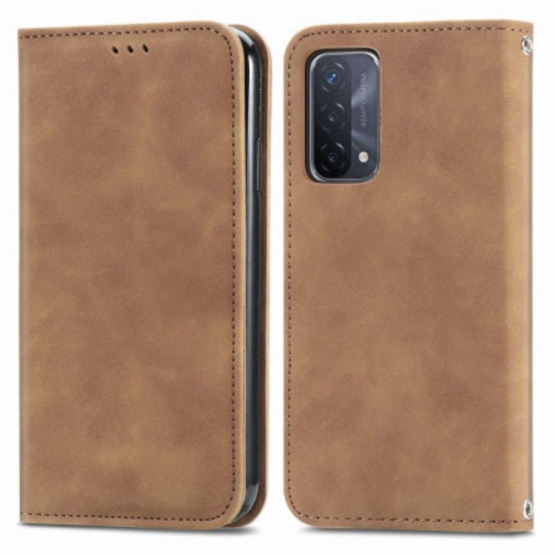 Folio-fodral Oppo A54 5g / A74 5g Skin-touch