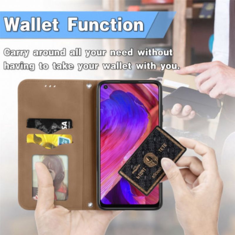 Folio-fodral Oppo A54 5g / A74 5g Skin-touch