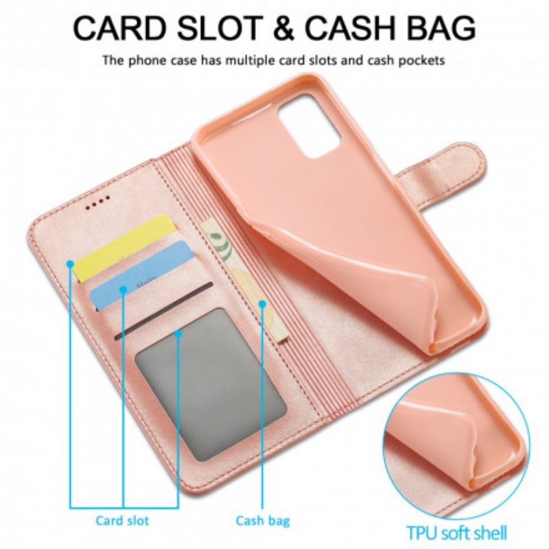 Läderfodral Oppo A54 5g / A74 5g Telefonfodral Lc.imeeke Lädereffekt