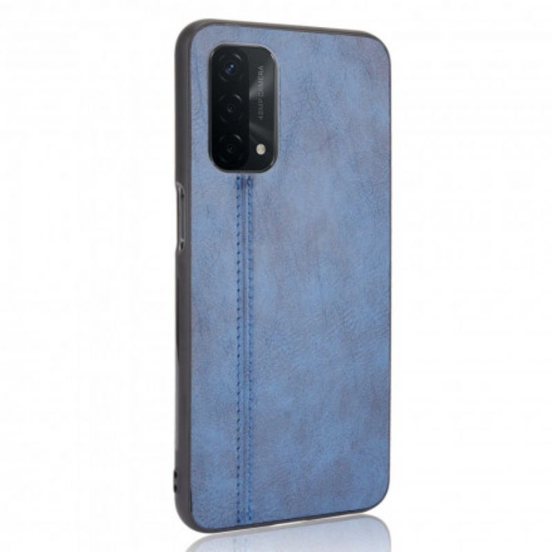 Skal Oppo A54 5g / A74 5g Telefonfodral Couture Lädereffekt