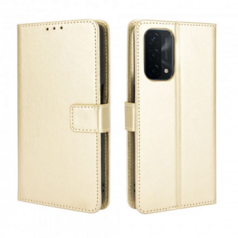 Skyddsfodral Oppo A54 5g / A74 5g Flashigt Konstläder