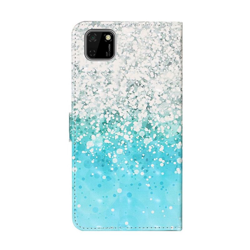 Fodral för Huawei Y5p Blå Glittergradient
