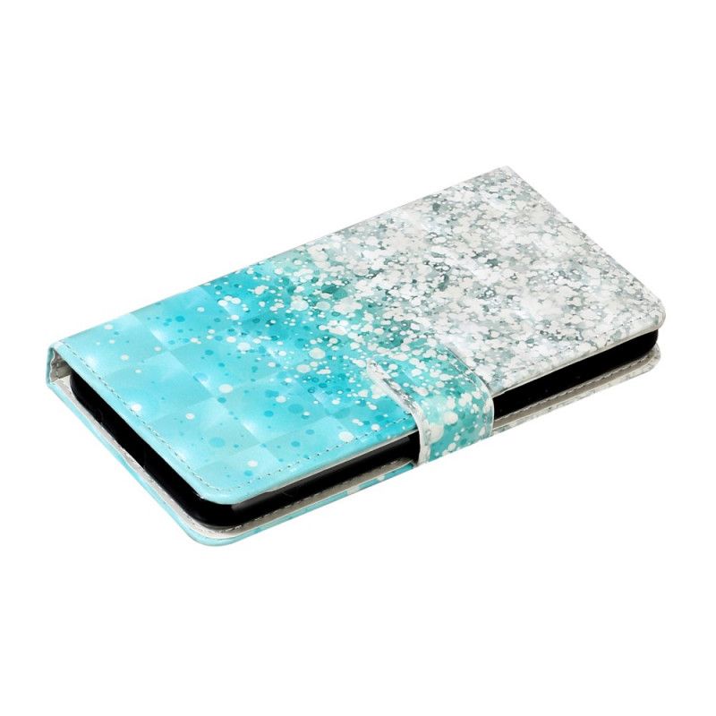 Fodral för Huawei Y5p Blå Glittergradient