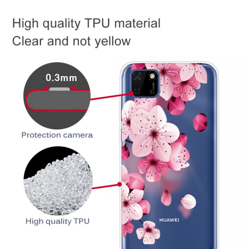 Skal för Huawei Y5p Premium Blommigt