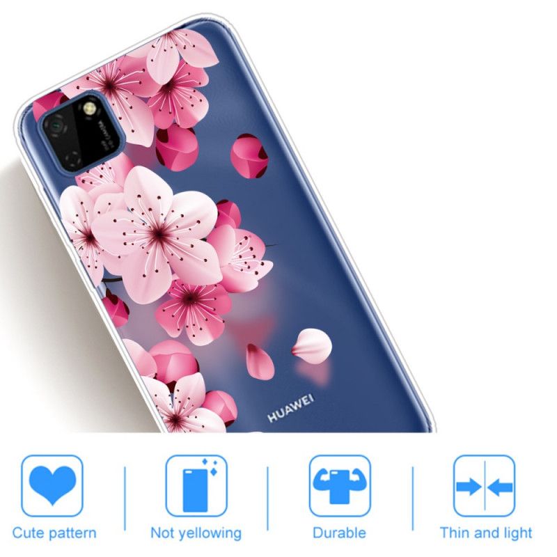 Skal för Huawei Y5p Premium Blommigt