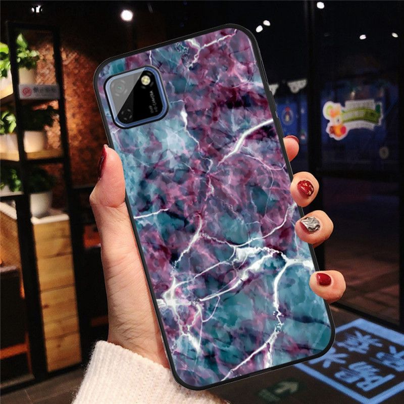 Skal Huawei Y5p Lila Marmor