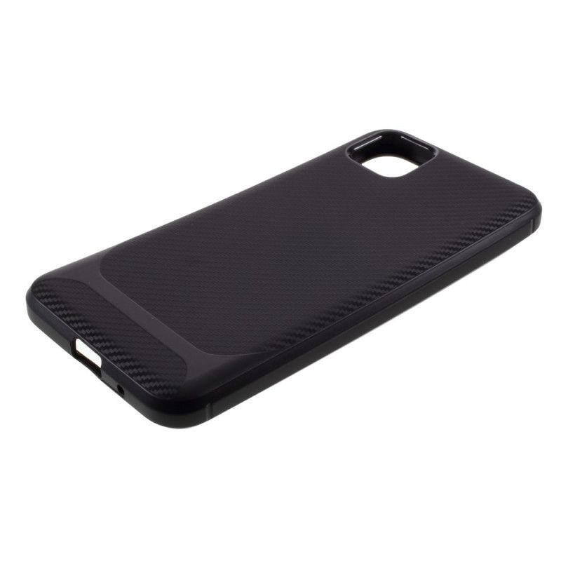 Skal Huawei Y5p Svart Enda Flexibel Kolfiber