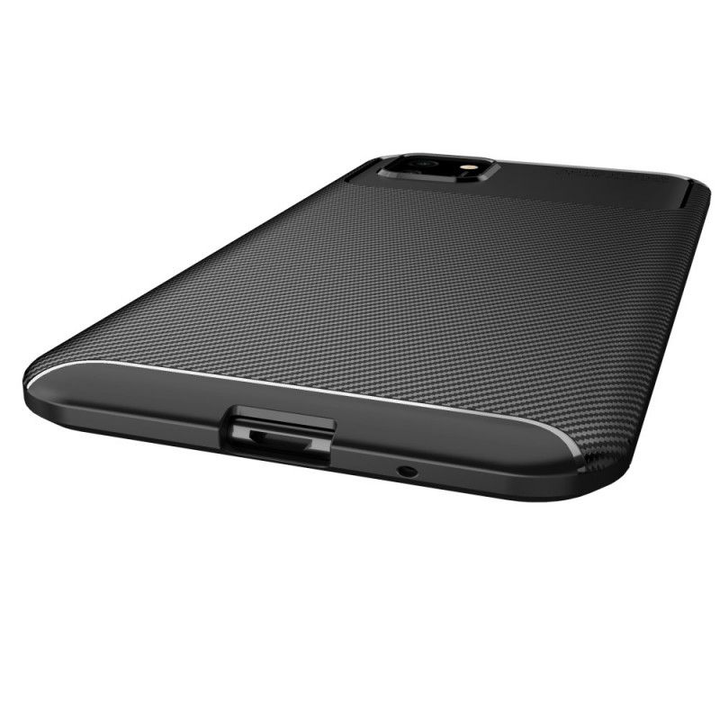 Skal Huawei Y5p Svart Flexibel Kolfiber