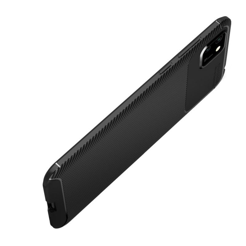 Skal Huawei Y5p Svart Flexibel Kolfiber