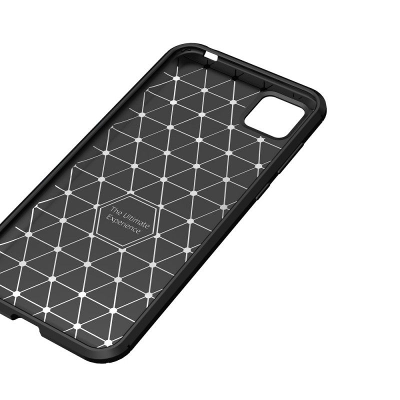 Skal Huawei Y5p Svart Flexibel Kolfiber