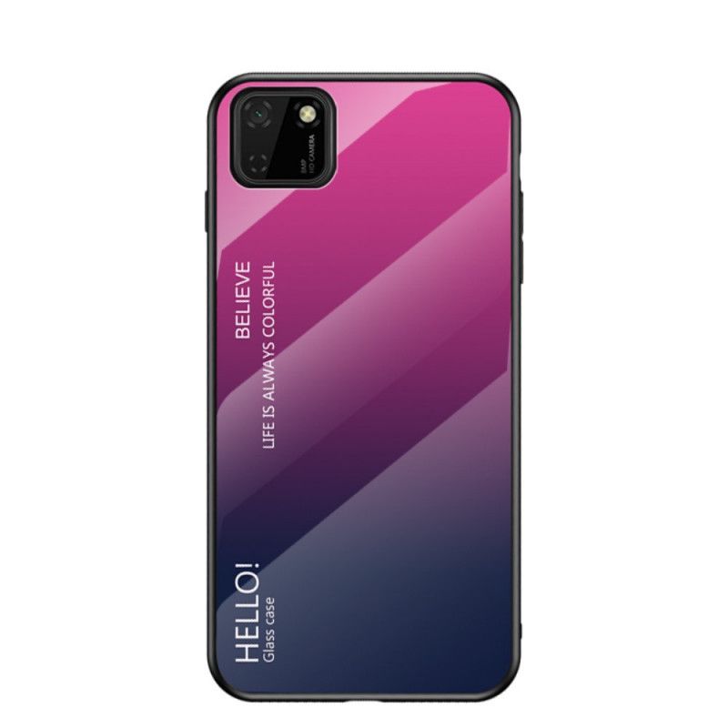 Skal Huawei Y5p Svart Hej Härdat Glas