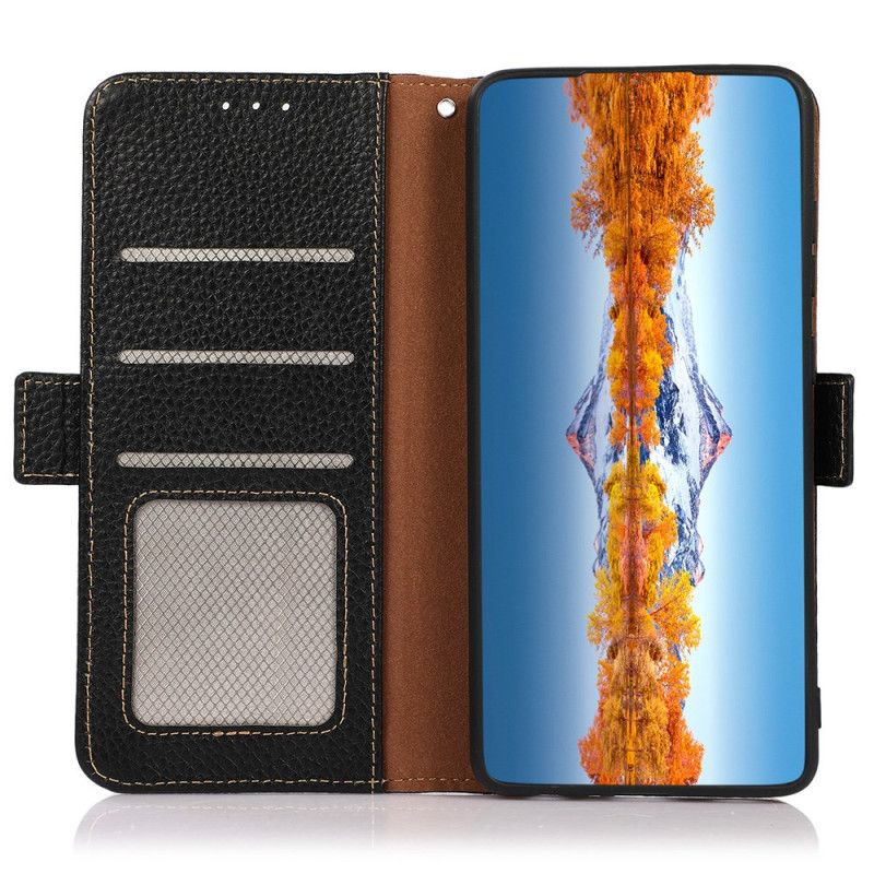 Fodral För Oneplus Nord 5 Khazneh Äkta Läder