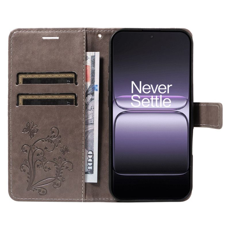 Fodral För Oneplus Nord 5 Stort Fjärilar