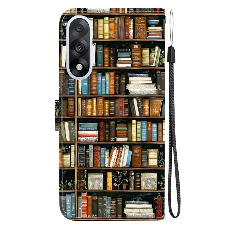 Läderfodral Oneplus Nord 5 Telefonfodral Bibliotek